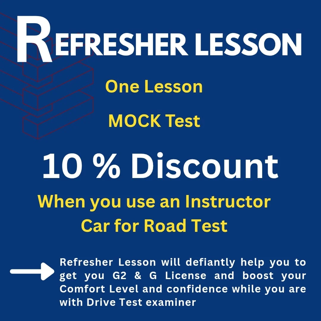 Refresher driving lessons package